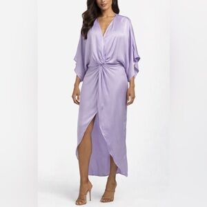 NEW YOUNG FABULOUS & BROKE Siren Maxi Lavender Dress